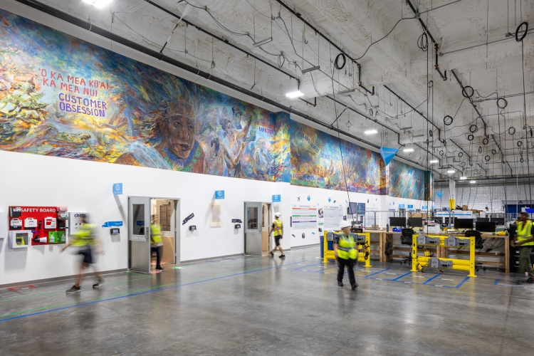 Amazon Warehouse in Honolulu by MG2 Architects and Swinerton Construction