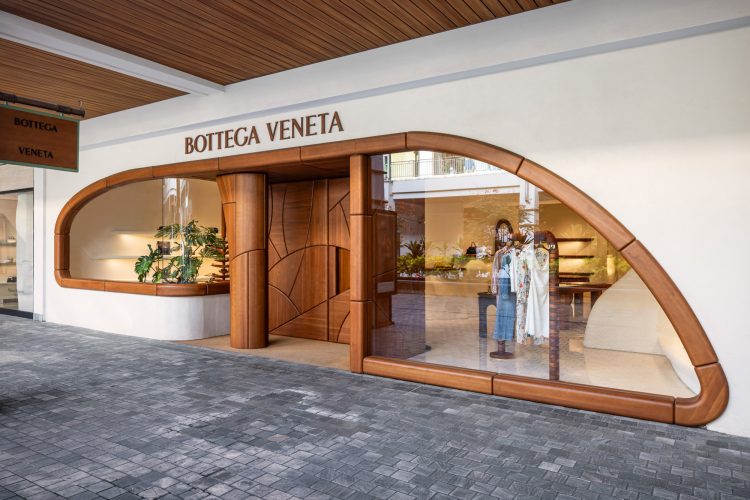Bottega Veneta at Ala Moana Center – Luxury Retail Architecture Photography in Honolulu, Hawaii